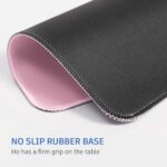 Pink Mouse Pad, Nice and Cute Mouse Pad, Splash-Proof Textured 10.2 x 8.2Inch - Image 3
