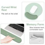 MOSISO Wrist Rest Support for Mouse Pad&Keyboard Set, Antique Green - Image 4