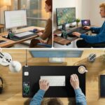 Wireless Charging Mouse Pad with Foldable Phone Holder - Image 4