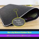 Mouse Pad with Stitched Edge, Computer Mouse Mat with Non-Slip Rubber Base - Image 3
