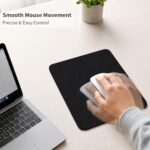 2 Pack Comfortable Stitched Edge Mouse Pad – 8.6"x7.1" Non-Slip Rubber Base - Image 4