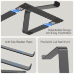Tonmom Laptop Stand for Desk, Aluminum Laptop Riser Holder - Image 4