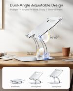 Nulaxy Ergonomic Adjustable Laptop Stand for Desk - Image 4