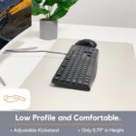 X9 Performance Wired Keyboard - Ultra Slim Full Size Ergonomic Computer Keyboard - Image 4