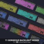 MARVO Large Print Backlit Keyboard, WK712 Wired Computer Keyboards with 7 Colors - Image 4