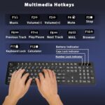 KOPJIPPOM Large Print Backlit Wireless Keyboard - Image 4