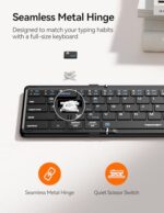 TECKNET Foldable Bluetooth Keyboard with Touchpad & Numpad - Image 3