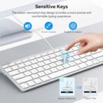 TECKNET Wired Keyboard for MacOS Devices with Dual Interface, Slim Mac Keyboard - Image 5