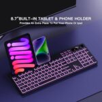 Soueto Wireless Keyboard with 7-Color RGB Backlit - Image 4