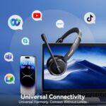 Wireless Headset with Mic for Work, Bluetooth Headset with Microphone Noise - Image 4