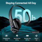 Sarevile Bluetooth Headset with USB Dongle for Computer - Image 4