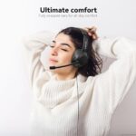 LEVN Headset with Mic, USB Headset with Microphone for PC - Image 4