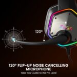 EKSA E1000 USB Gaming Headset for PC, Computer Headphones with Microphone/Mic - Image 4