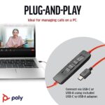 Poly Blackwire 3210 Wired Headset, Noise-Canceling Mic, Single-Ear Design - Image 4