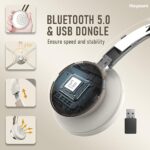 Bluetooth Headset, Wireless Headphones with Microphone Noise Canceling & USB - Image 4