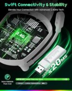 WESEARY Wireless Gaming Headset with Mic for Ps5, Ps4, PC - Image 4