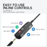 EKSA H8 USB Headset with Microphone for Work - Image 4