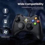 VOYEE PC Controller, Wired Controller Compatible with Microsoft Xbox 360 & - Image 4