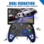 EasySMX 2.4G Wireless Controller for PC,Steam Deck,PS3,Android TV,Black. - Image 4