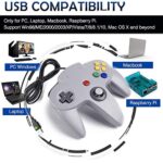 miadore 2 Pack USB Wired N64 Controller, Classic N64 PC Gamepad Joystick - Image 4