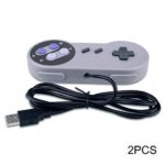 2 Packs USB Controller for Super NES SNES, USB Famicom Controller Joypad Gamepad - Image 4