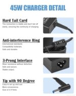 45W Laptop Charger Compatible with HP 741727-001 721092-001 Pavilion Stream - Image 5