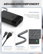 65W USB C Laptop Charger fits for HP Envy x360, EliteBook 840, Spectre x360 - Image 4