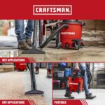 CRAFTSMAN CMXEVBE17590 9 Gallon 4.25 Peak HP Wet Dry Shop Vacuum - Image 4