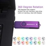 SIMMAX 32GB Memory Stick USB 2.0 Flash Drives Swivel Thumb Drive Pen Drive (32GB - Image 3