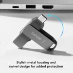 Lexar 128GB JumpDrive Dual Drive D400 USB 3.1 Type-C and Type-A Flash Drive for - Image 5