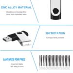 128MB Bulk Flash Drives 100 Pack, EASTBULL USB 2.0 Metal Flash Drives Bulk Thumb - Image 4