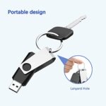RAOYI 32GB USB 2.0 Flash Drive Swivel Metal Memory Stick Thumb Drive for Data - Image 4
