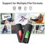 Aiibe 128GB USB Flash Drive 5 Pack - Thumb Drive USB 2.0 Memory Sticks Jump - Image 4