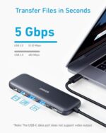 Anker 332 USB C Hub (5in1) with 4K HDMI Display - Image 4