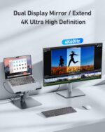 BENFEI Laptop Stand with USB C 7in1 Docking Station,HDMI 4K@60Hz,1*SD 1*Micro SD - Image 4
