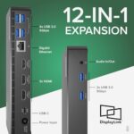 Plugable USB C Triple Display Docking Station with Laptop Charging - Image 4