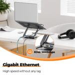 TOBENONE USB C Laptop Docking Station Stand for MacBook - Image 4