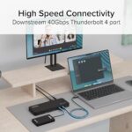 Plugable Thunderbolt 4 Dock with 100W Charging, Thunderbolt Certified - Image 4