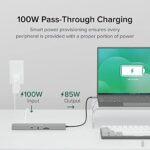 Plugable 11-in-1 USB-C Hub, 100W USB-C Pass-Through - Image 5