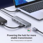 UGREEN USB Hub 4 Ports, USB-C & 3xUSB-A Multiport Adapter, Powered 3.0 Hub - Image 4