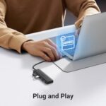 UGREEN USB 3.0 Hub, 4 Ports USB A Splitter Ultra-Slim USB Expander, 0.5 ft - Image 4