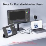 USB C to USB C Hub Dual Monitor, USBC Splitter with 4K@60Hz DP Alt Mode Video - Image 4
