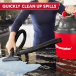 Vacmaster 2.5-Gallon* 2 Peak HP Wall Mountable Wet/Dry Vacuum – VOM205P 1101 - Image 4