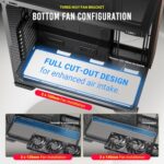 Antec C8 Wood, Fans not Included, Wooden Front Panel, Dual-Chamber Layout - Image 5