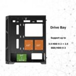 RAIJINTEK Arcadia III Tempered Glass Mid Tower ATX PC Case with Tempered Glass - Image 4