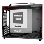 V500 Mini Portable M-ATX/ITX Computer Case, MINI-Tower CASE - Image 4