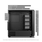 DARKROCK Classico Storage Master ATX NAS Computer Case with 4x120mm Fans - Image 5
