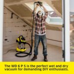 Kärcher Shop Vacuum WD 6 P S, 7.9 Gal, 6.2 Peak HP, 37 ft Reach - Image 4