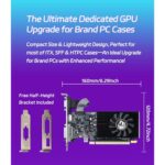 SOYO GeForce GT 740 4GB DDR3 Low Profile Graphics Card, HDMI/VGA/DVI-D Port - Image 4