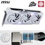 MSI GeForce RTX 5070 12G Gaming Trio OC White Graphics Board VD9067 - Image 4